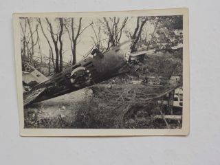 Wwii Photo Wrecked Japanese Plane Iwo Jima Japan Image Ww Ii Photograph Vtg Ww2