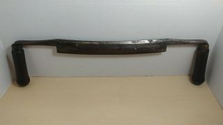 Antique D.  R.  Barton 1832 Rochester,  Ny Draw Knife - 12 " Blade