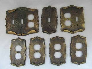 7 Vintage Amerock Carriage House Outlet Switch Plate Wall Covers
