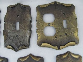 7 Vintage Amerock Carriage House Outlet Switch Plate Wall Covers 3