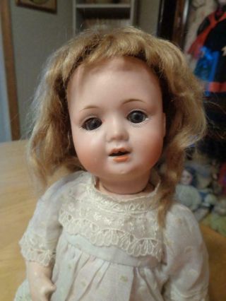 Antique Theodore Recknagel Baby Doll/bisque Head/compo Body Needs Strung