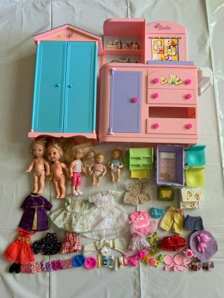 Barbie Happy Family Neighbors Furniture Tooth Kelly Clothes - Shoes - Accessories