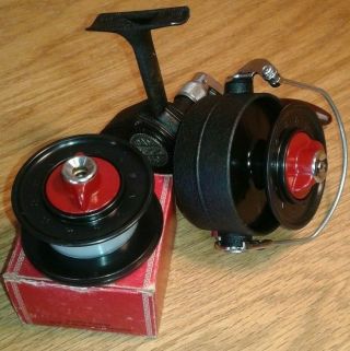 Vintage Dam Quick 440 Spinning Reel & Extra Spool.  Very Smooth And Near
