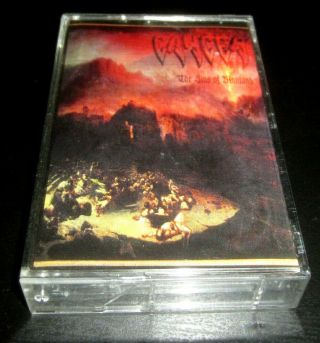 Cancer ‎– The Sins Of Mankind Vintage 1993 U.  S.  Cassette Death Metal