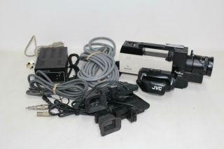JVC GX - N70E Camcorder Colour Video Camera Recorder Connector Cables Vintage Set 2
