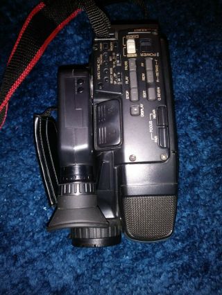 Jvc Gr - Ax75 Videomovie Compact Vhs Video Recorder Camera / Camcorder,  Black Vtg