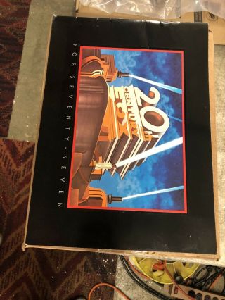 Vintage 1977 Movie Preview Press Book 20th Century Fox With Star Wars
