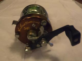 Vintage Ted Williams 540 Fishing Reel Baitcast Sears Roebuck 2 Ball Bearing