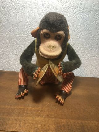 Vintage Japan Musical Jolly Chimp Toy