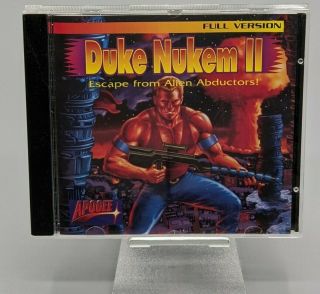 Vintage Duke Nukem 3d Video Game In A Duke Nukem Ii Case (pc 1995 Cd - Rom)
