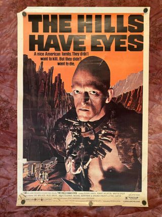 The Hills Have Eyes 1 Sheet Poster Michael Berryman Horror Portal 1988