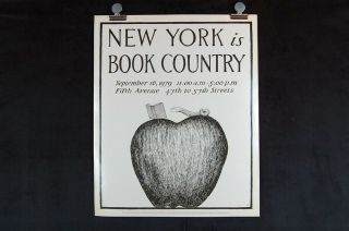 Vintage Edward Gorey Poster York Is Book Country