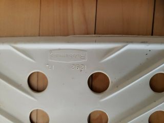 Vintage RUBBERMAID Dish DRAINBOARD sink Mat Drying pre - owned 1181&1292 2
