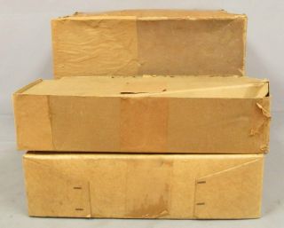 American Flyer 7594 Vintage Std.  Gauge Empty Set & Individual Boxes: 4654,  4151,
