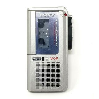 Sony M - 570v Handheld Cassette Voice Recorder Vtg Tape Great