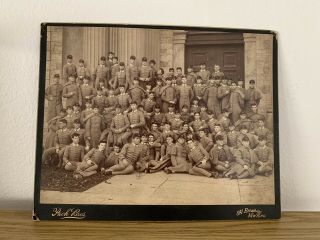 Antique Cabinet Card Photo West Point Military Pach Bros Broadway York Army