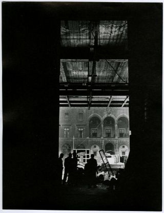 Vintage Large Format Alfred Statler York City Street Construction Photograph