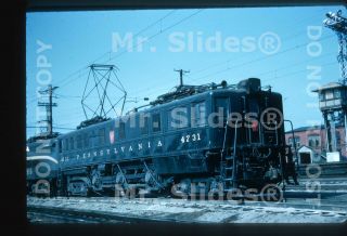 Duplicate Slide Prr Pennsylvania Rr P5a Electric 4731 Enola Pa 1962