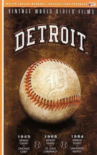 Mlb Vintage World Series Films - Detroit Tigers 1945,  1968 & 1984