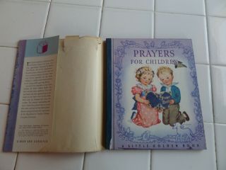 Prayers For Children,  A Little Golden Book,  1944 (vintage Children 