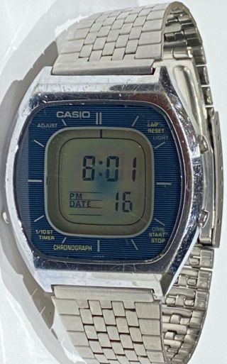 Rare Vintage 1980 Casio 56qs - 38 Digital Chronograph Watch,  Made In Japan