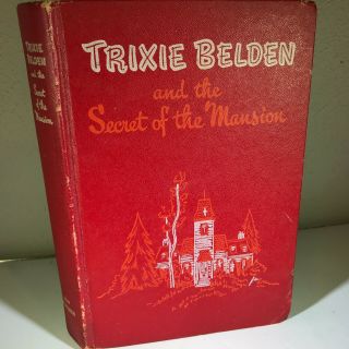 Trixie Belden Teen Mystery Secret Of The Mansion Book Campbell Whitman 1948 Vtg