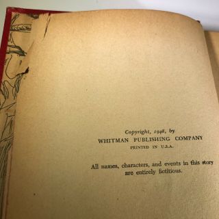 Trixie Belden Teen Mystery Secret of the Mansion Book Campbell Whitman 1948 Vtg 2