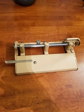Vintage Foothill 310 Heavy Duty Metal Beige Made In Usa Great