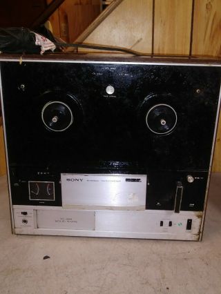 Vintage Sony Tc - 355 Stereo 7 " Reel - To - Reel Tapecorder Recorder Player