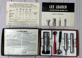 Vintage Lee Loader 12 Ga 2 - 3/4 