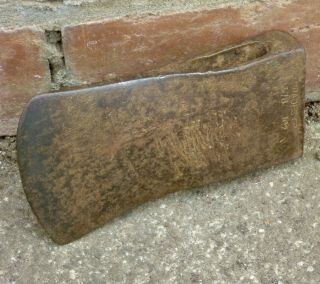 Vintage Brades 378 No 2 Hunters Hatchet Hand Axe Head Antique Old Tool Splitter 3