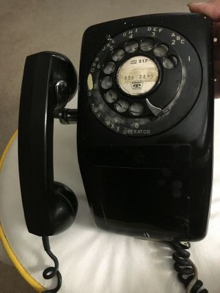 Vintage Nb902 Rotary Wall Phone
