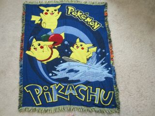 Pokemon Pikachu Blanket Throw Northwest Gotta Catch 