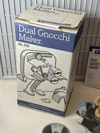 Vintage Vitantonio Dual Gnocchi Maker No.  100 Pasta Maker Vitantonio Cookware