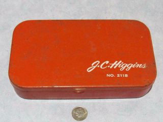 Vintage J C Higgins Pocket Tackle Box