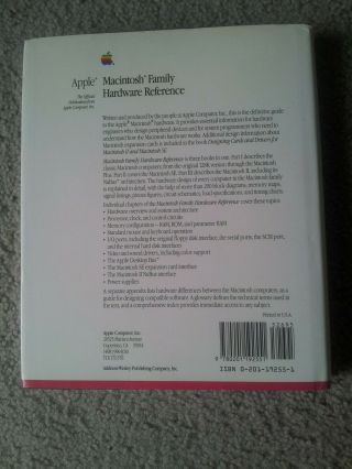 Vintage Apple Macintosh Family Hardware Reference Hardcover 2