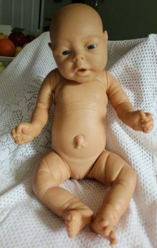Jesmar Spain 19 " Baby Girl Doll Vintage Anatomically Correct