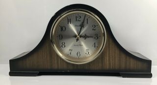 Vintage Linden Quartz Strike Chime Mantel Clock Model 7012