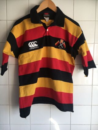 Medium 40 - 42 " Richmond Rfc Canterbury Rugby Union Home Shirt Flawed Rare Vintage