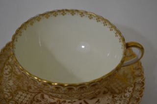 BROWN WESTHEAD MOORE CAULDON WARE CUP WITH SAUCER 3