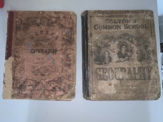 Two Antique School Books,  Colton 