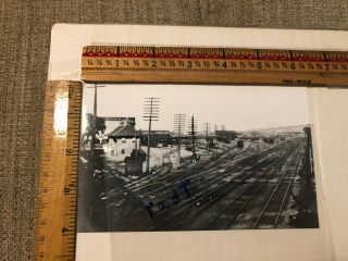 Vintage Railroad Photo Boston & Albany Railroad Freight Yard Beacon Park Allston