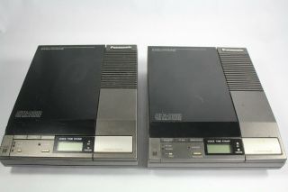 Vintage Panasonic Easa - Phone Model Kx - T1427 Answering Machine - 2 Set