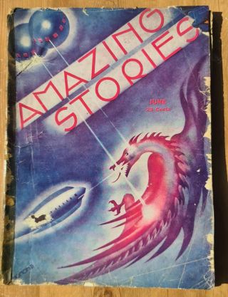 Stories (1933) June Vol 8 No 3,  Vintage Pulp Scifi,  Us Ed