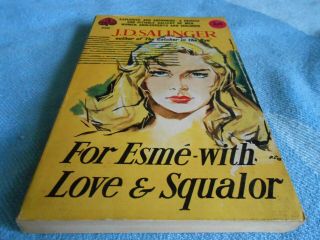 Vintage Pulp Fiction - For Esme,  With Love & Squalor - J D Salinger - Ace,  1960