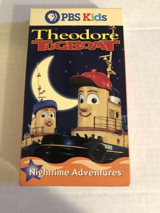 Theodore Tugboat Nighttime Adventure Vintage Vhs Pbs Kids Video