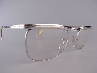 Vintage Böhler White Gold Filled Eyeglasses Frames Size 50 - 20 Made In Germany