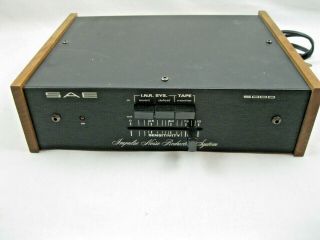 Vintage Sae 5000 Impulse Noise Reduction System Phono Amp Preamp Tuner Record