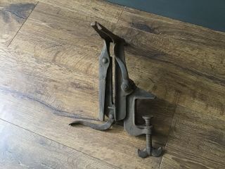 Vintage Hand Saw Sharpening Vise Made in USA Antique Tool 3