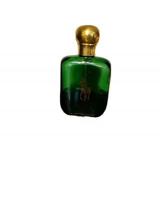 Vintage Polo Ralph Lauren Cologne Splash Green 4 Fl Oz 110 Ml Bottle - 40 Full